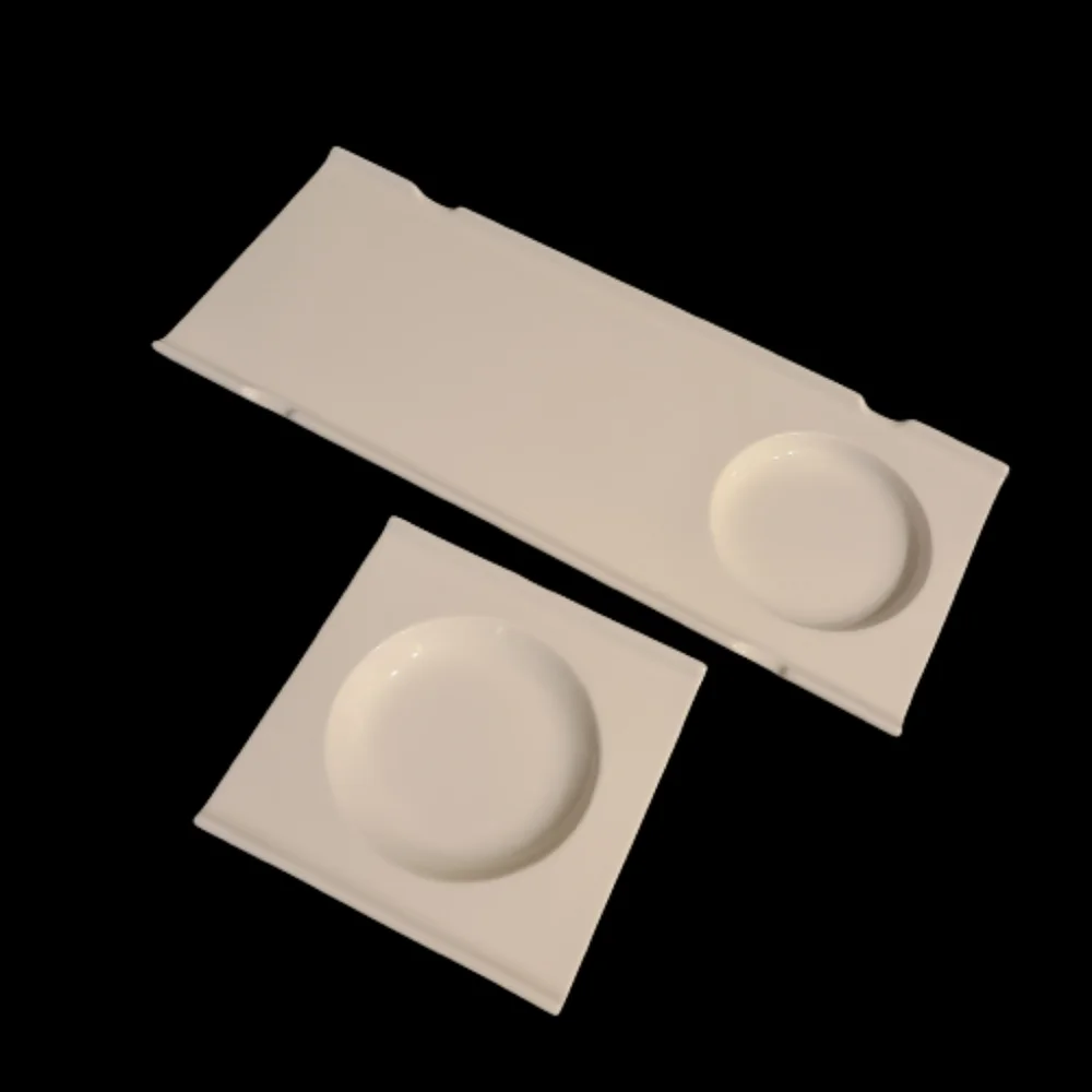 *Crate And Barrel For Life Sushi Plate Set with Sauce Bowls.
